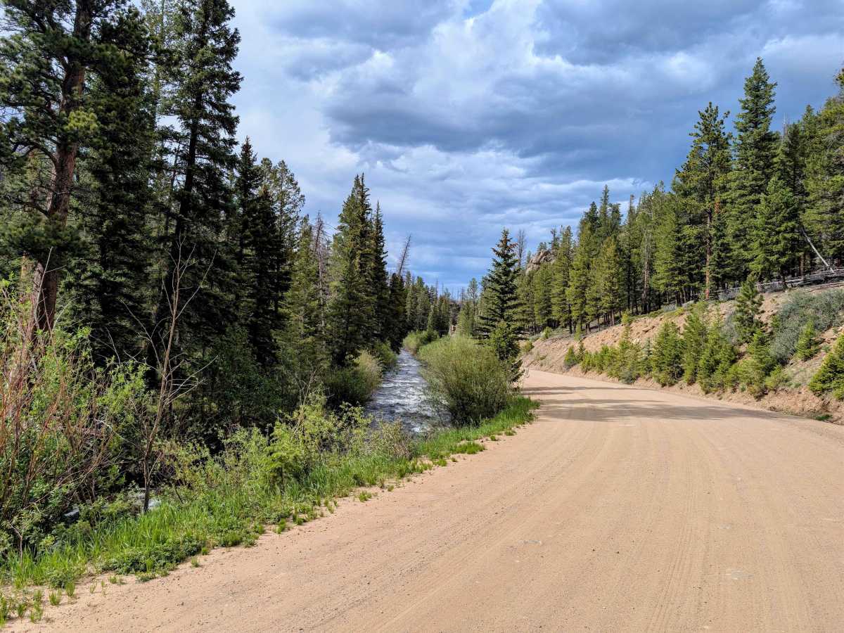 Pingree Park Road trail photo