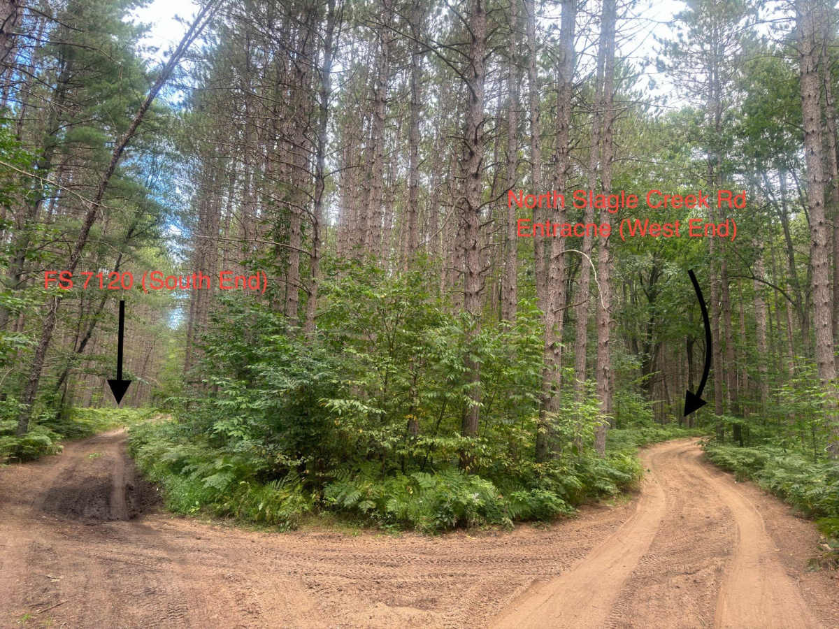 North Slagle Creek Road trail photo