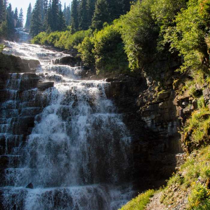 Near Florence Falls from Gunsight Pass Trailhead