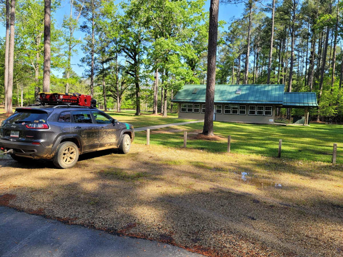 The Arkansas Overland Route - Section 13 - Moro State Park trail photo