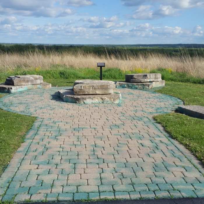 Viewing area at the north end of Southern Loop Trail. Near South Hiking Loop