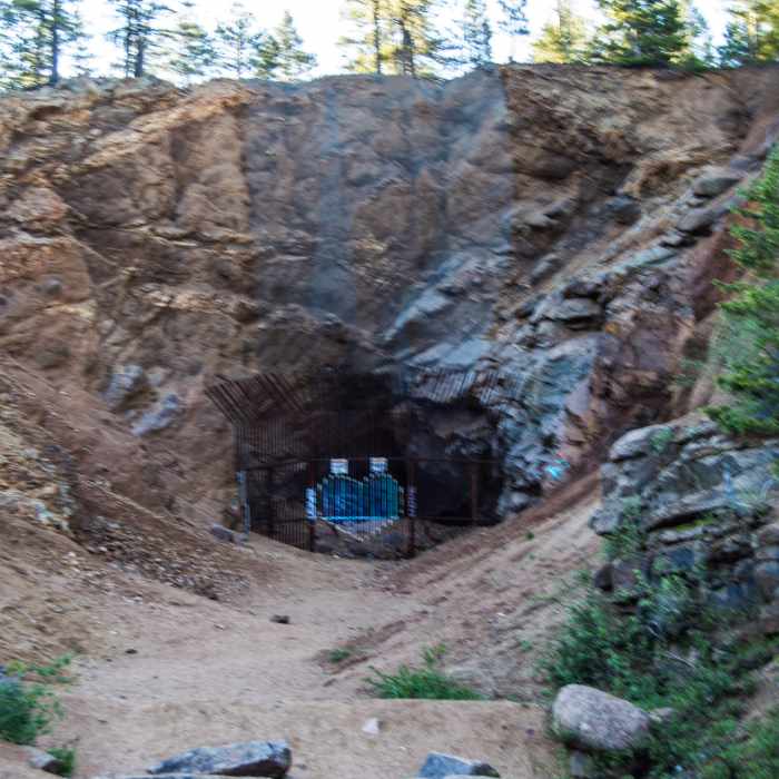 Collapsed Tunnel Near Silver Cascade Falls Trail