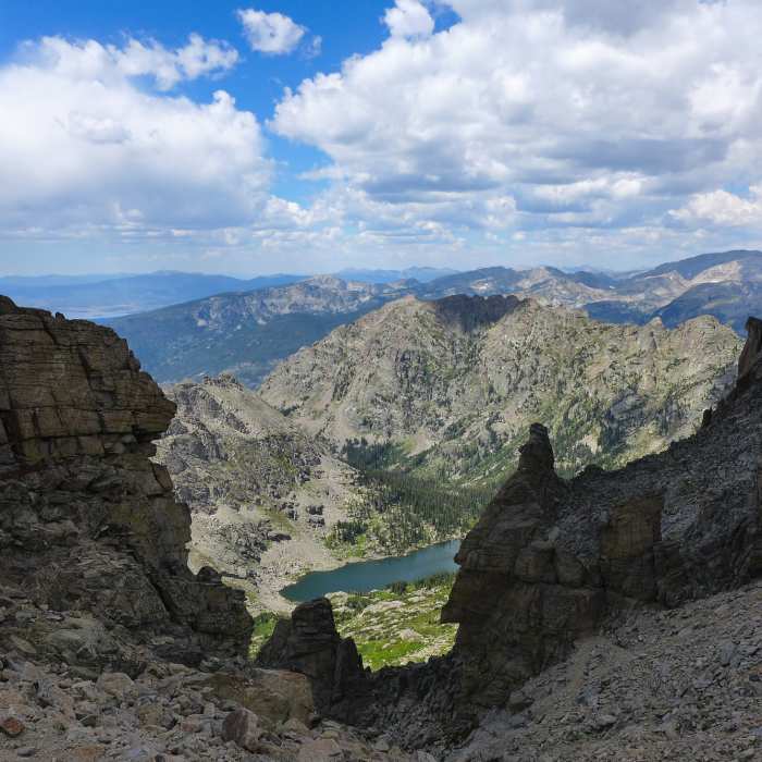Near Pawnee Peak Route
