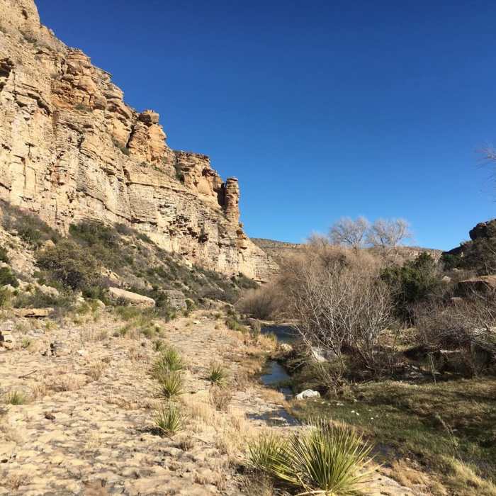 Near Sitting Bull Falls Loop Trail
