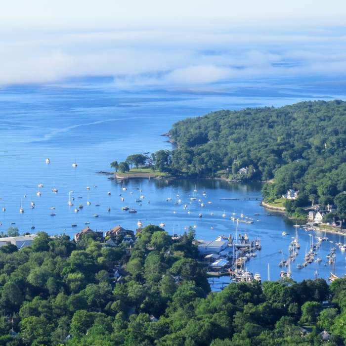 Upon reaching the ocean lookout on the Ridge Trail, enjoy pleasant views of Camden and Penobscot Bay from Mt. Battie. Near Mount Megunticook Out and Back