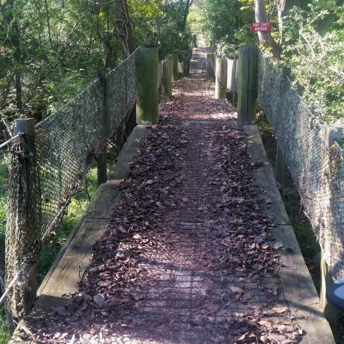 Bluff Creek Ranch - Pay Dirt Bridge. Near Bluff Creek Ranch Main Trail