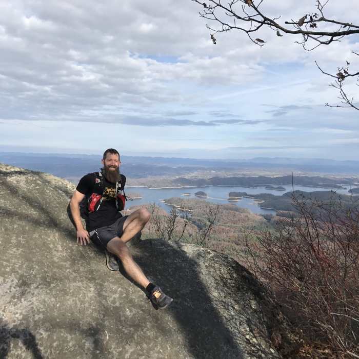 Flint Mill Trail is quite the climb, but the view is so worth it! Near Holston Mountain 20 Mile