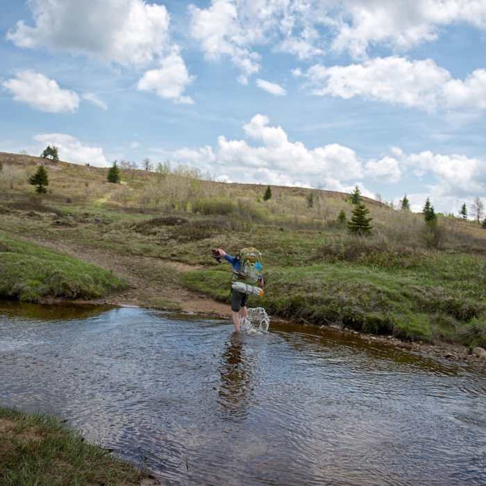 Red Creek trail crossing Near Raven Ridge Trail