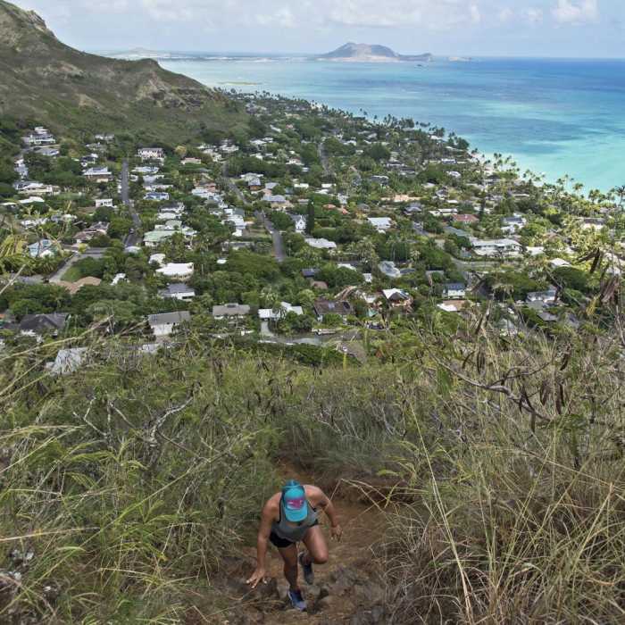 Near Lanikai Pillbox Trail to Ka'Iwa Ridge Near Lanikai Pillbox Trail to Ka'Iwa Ridge