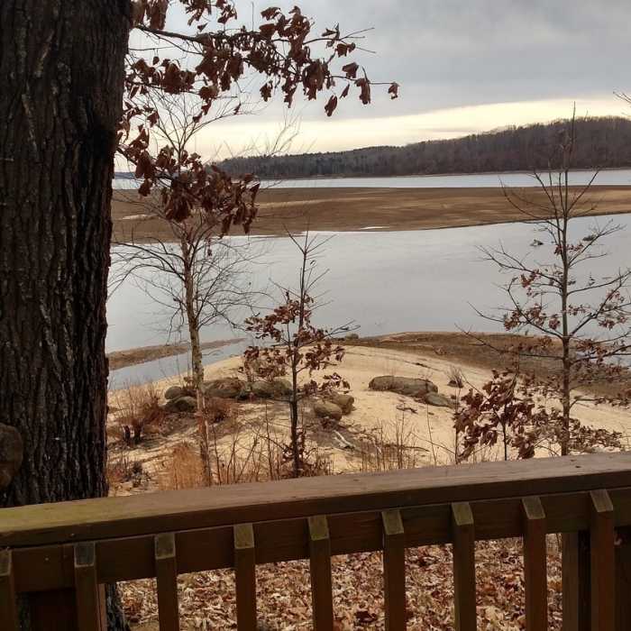 Buggs Island Lake Viewpoint Near River Bank and Twin Loops Trails