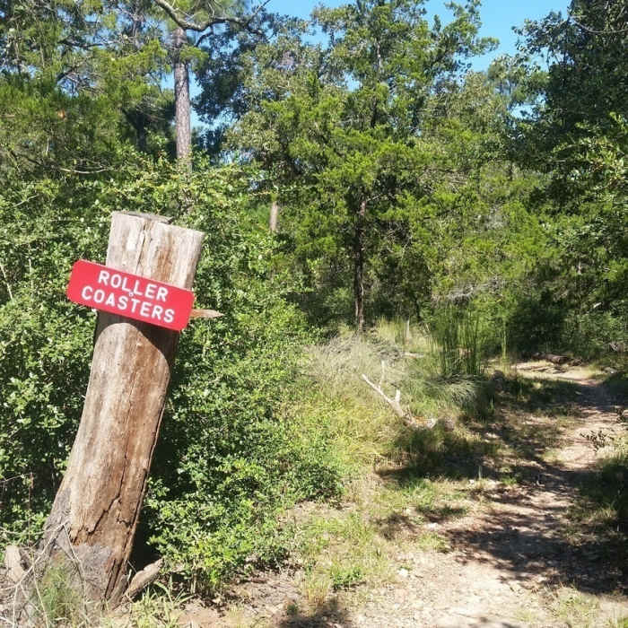 Bluff Creek Ranch - Entrance to Roller Coasters. Near Bluff Creek Ranch Main Trail