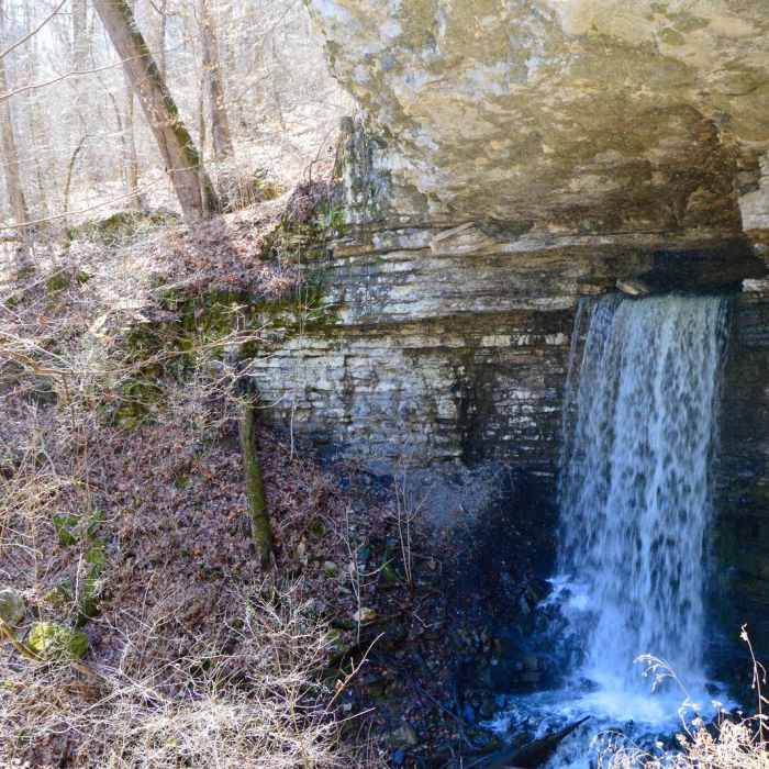 Near Big Creek Cave Falls Near Big Creek Cave Falls