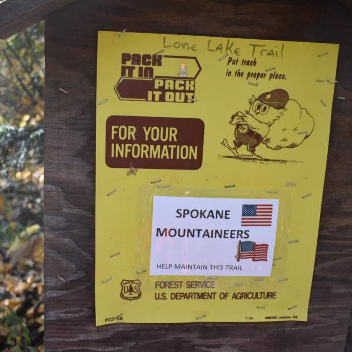 Near Lone Lake Trail