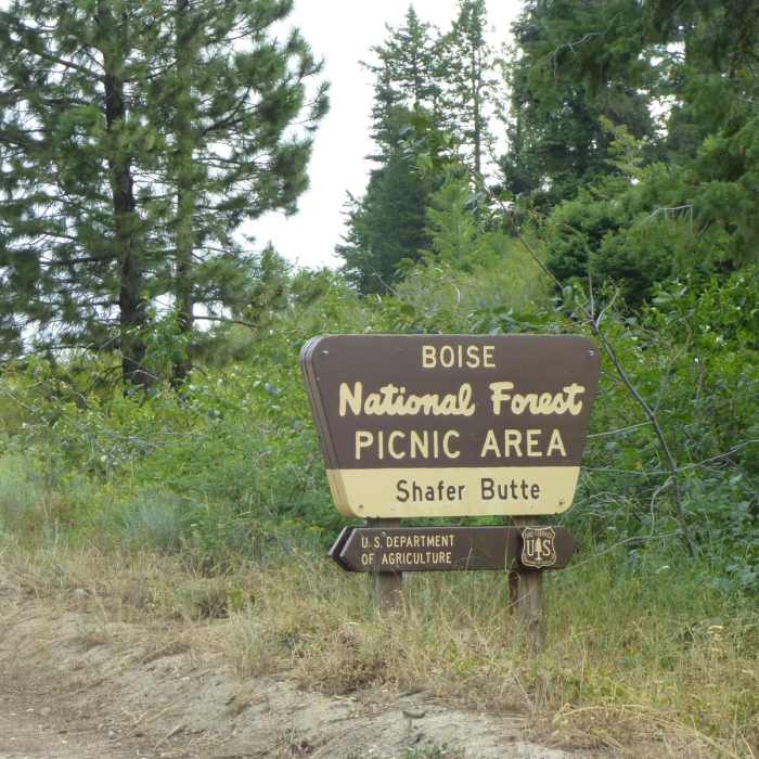 Near Shafer Butte and Mores Mountain Trailhead
