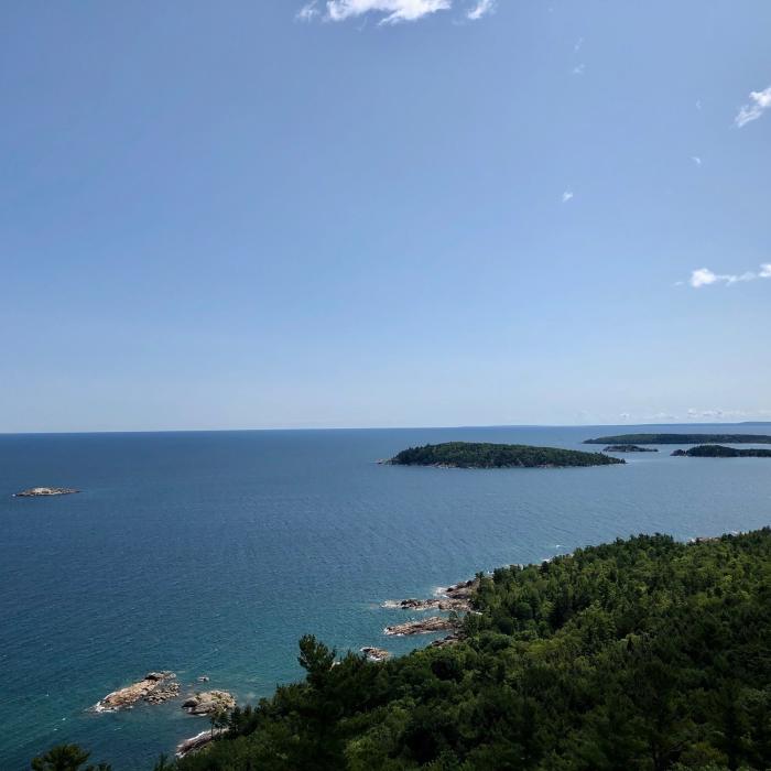 Beautiful view on top of Sugarloaf Mountain. Near Sugarloaf Mountain