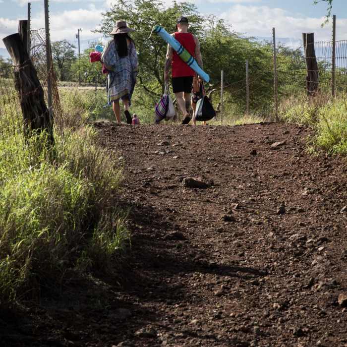 Near Ala Kahakai National Historic Trail: Spencer Beach to Mau'umae Beach
