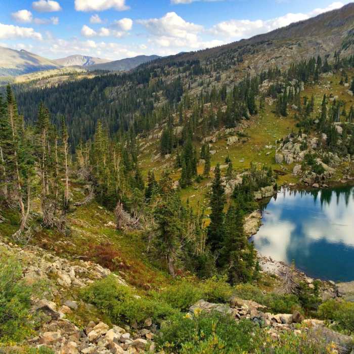 Beautiful view of Fancy Lake Near Fancy Pass Trail #2006