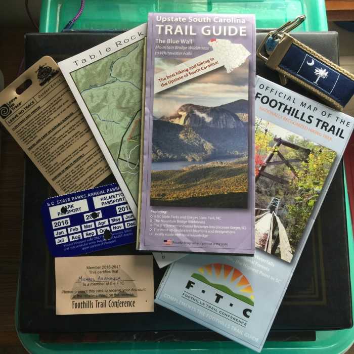 Foothills Trail SC / Upstate South Carolina Near Pinnacle Trail to Table Rock Loop