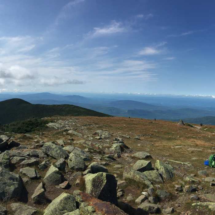 View from the summit. Near Beaver Brook Out and Back