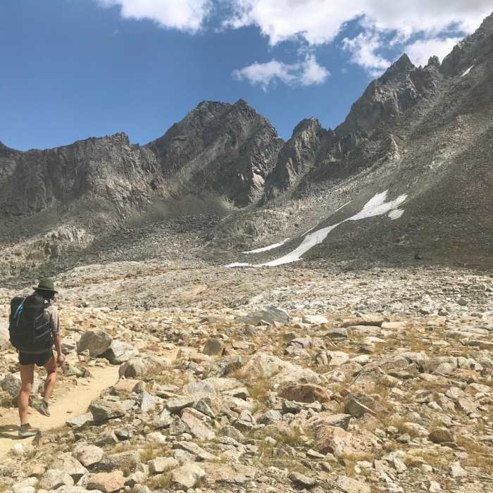 Near South Lake to Muir Hut Near South Lake to Muir Hut