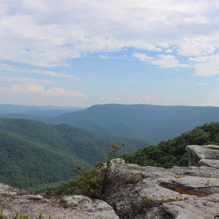 The view at Table Rock. Near Table Rock Trail #113