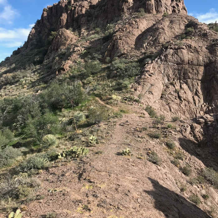 Near Flatiron via Siphon Draw