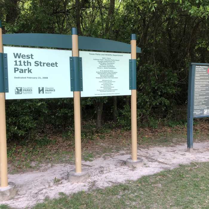 Near West Eleventh Street Park Trail