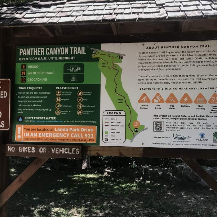 Near Panther Canyon Nature Trail