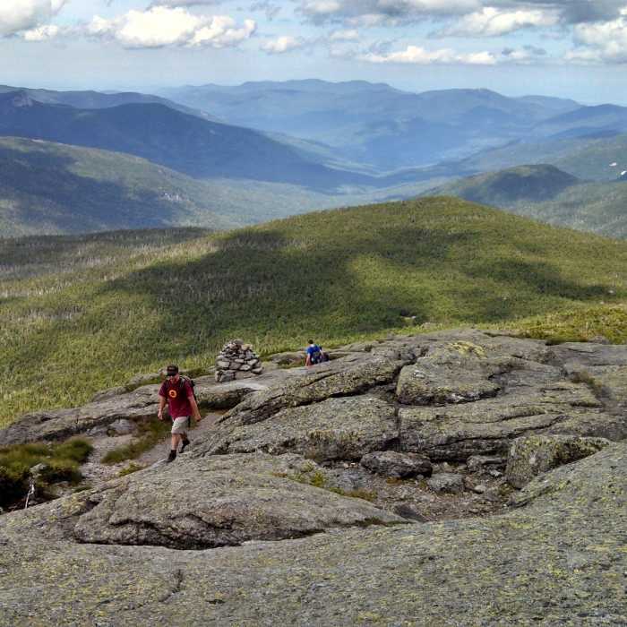 Approaching the summit of Mt. Marcy. Near Mt. Marcy via Van Hoevenberg Trail