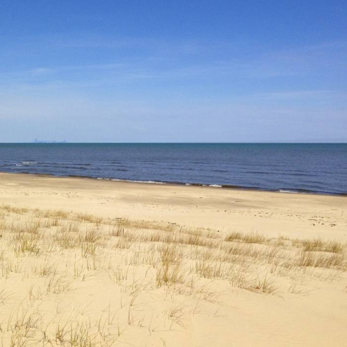 The hike is so worth it! Near Paul H. Douglas Trail