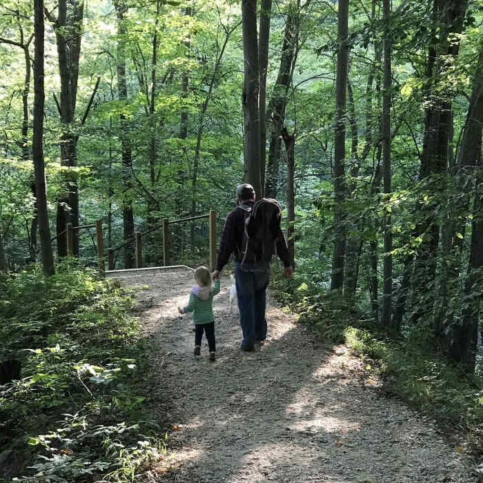 Grand Ravines – Statema Woodland Trail." Courtesy of Ottawa County Parks & Recreation. Near Grand Ravines Loop