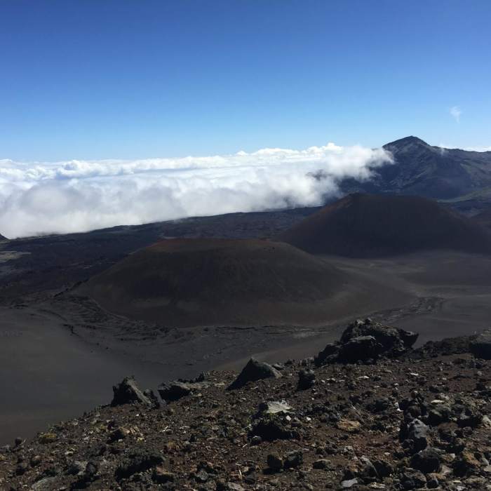 Near Sliding Sands Trail: Haleakala Visitor Center to Erosional Valley Floor