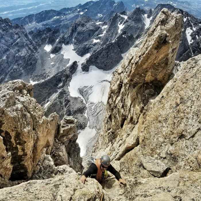 Near Grand Teton - Upper Exum Near Grand Teton - Upper Exum