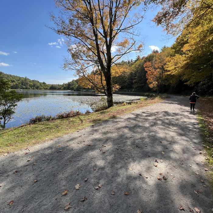 Start of the trail near parking lot. Near The Maze