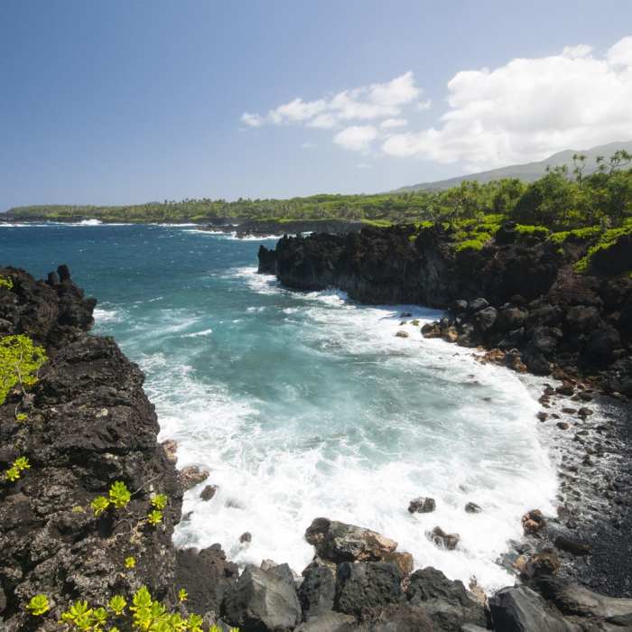 Near Wai'anapanapa Coastal Trail to Pukaulua Point Near Wai'anapanapa Coastal Trail to Pukaulua Point
