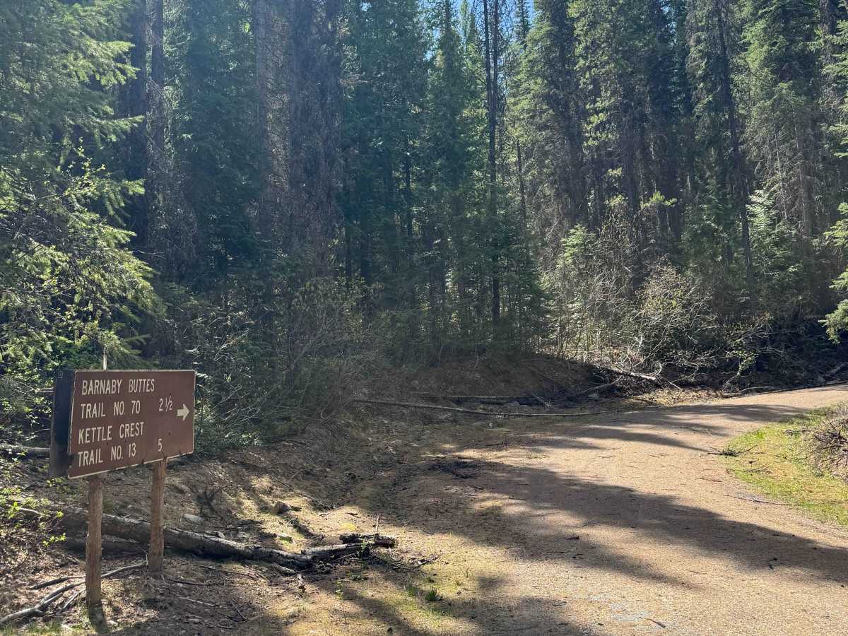Barnaby Buttes  Trail trail photo