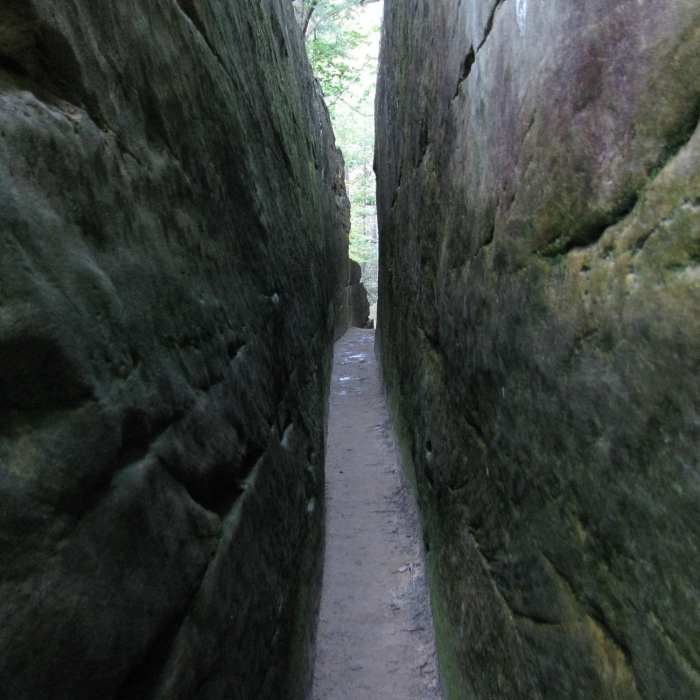 Walkway to Natural Bridge Near Hood Branch Loop