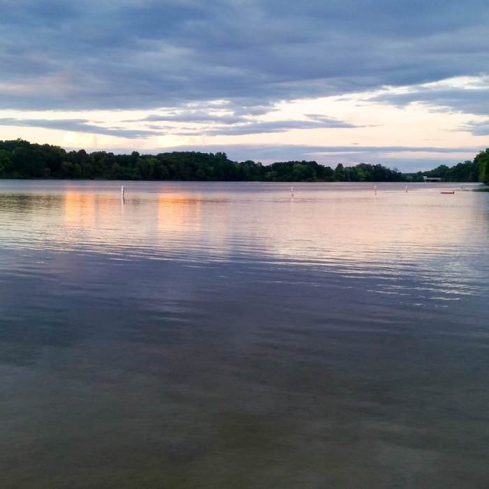 The view from Kent Lake Beach. Near Hickory Ridge Hike & Ski Trail