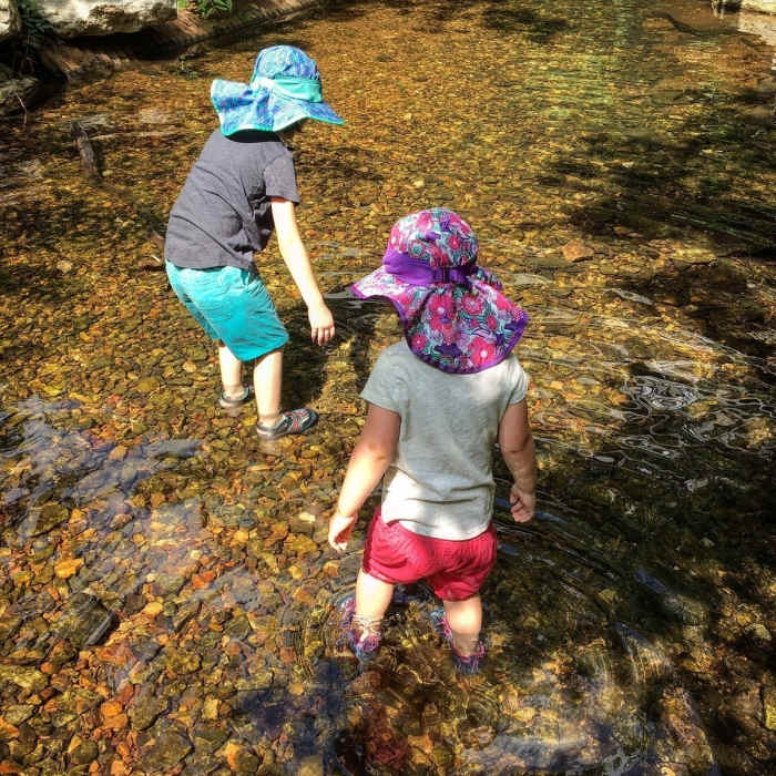 Creek Play Near Tanyard Creek Loop