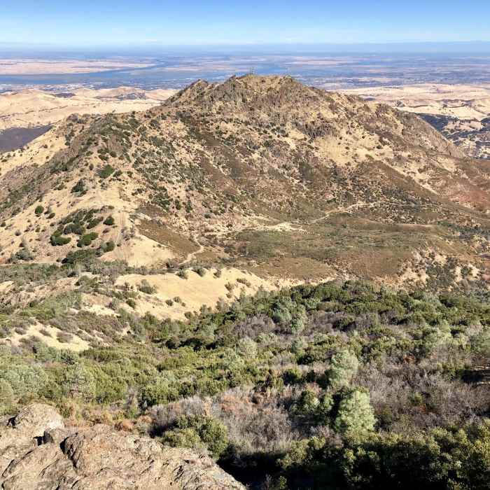 Diablo Summit observation deck lookout Near Mount Diablo Summit Loop - North