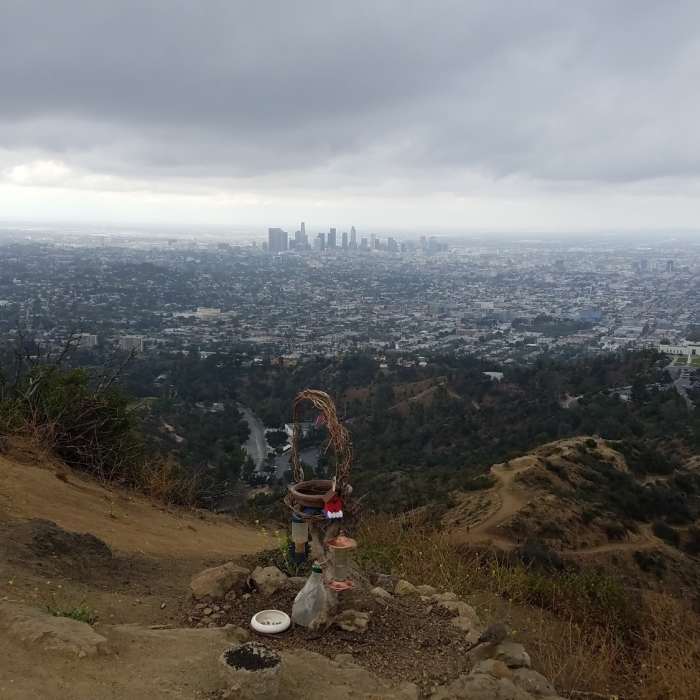 Mount Hollywood summit. Near Mt. Hollywood from Old Zoo