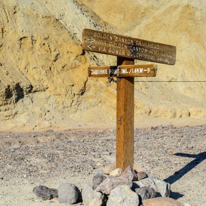 Near Gower Gulch Loop