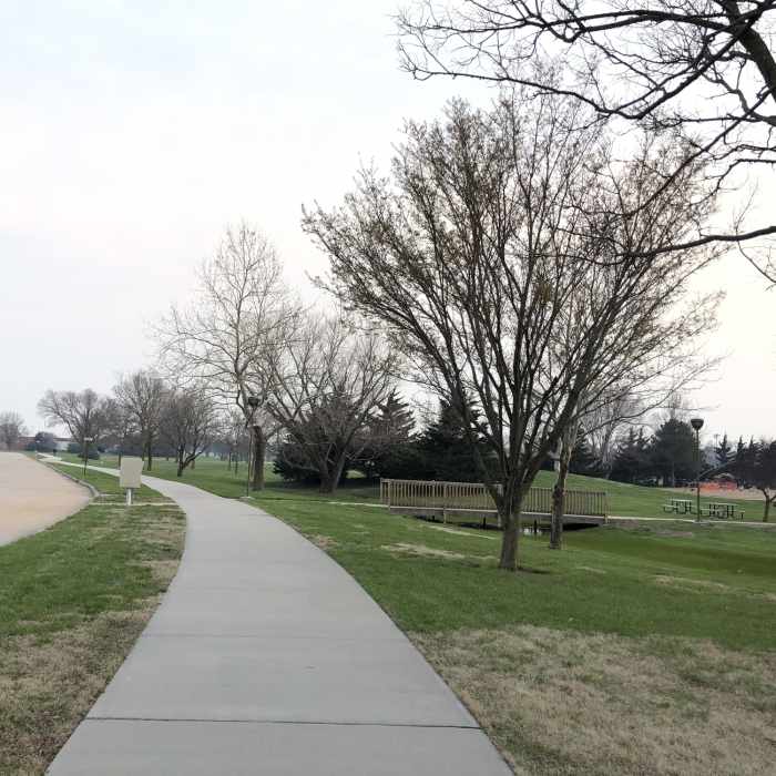 traffic wise, this is probably the more peaceful side of the park, away from the main road on the West side of the park. Near Emma Creek Park / King Park Path