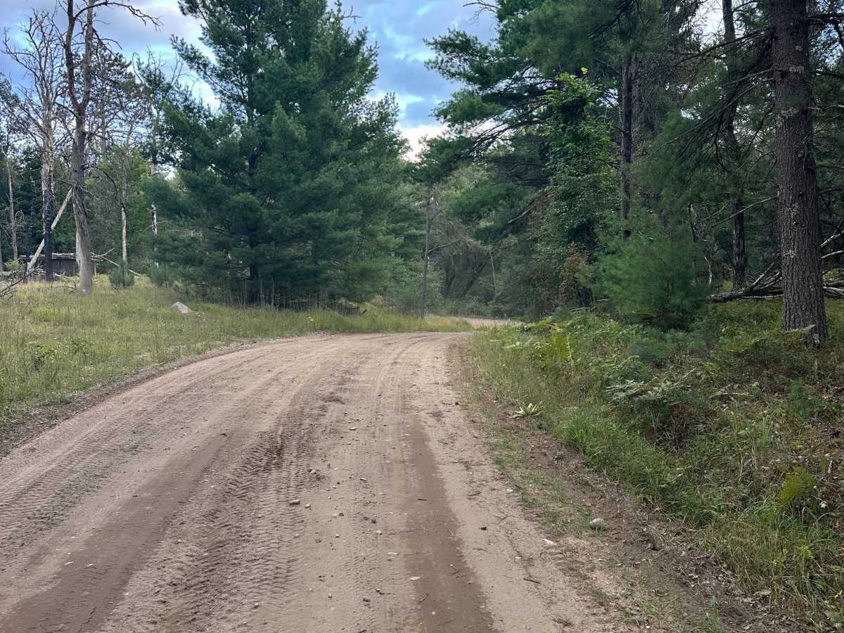 West Haskell Lake Road trail photo