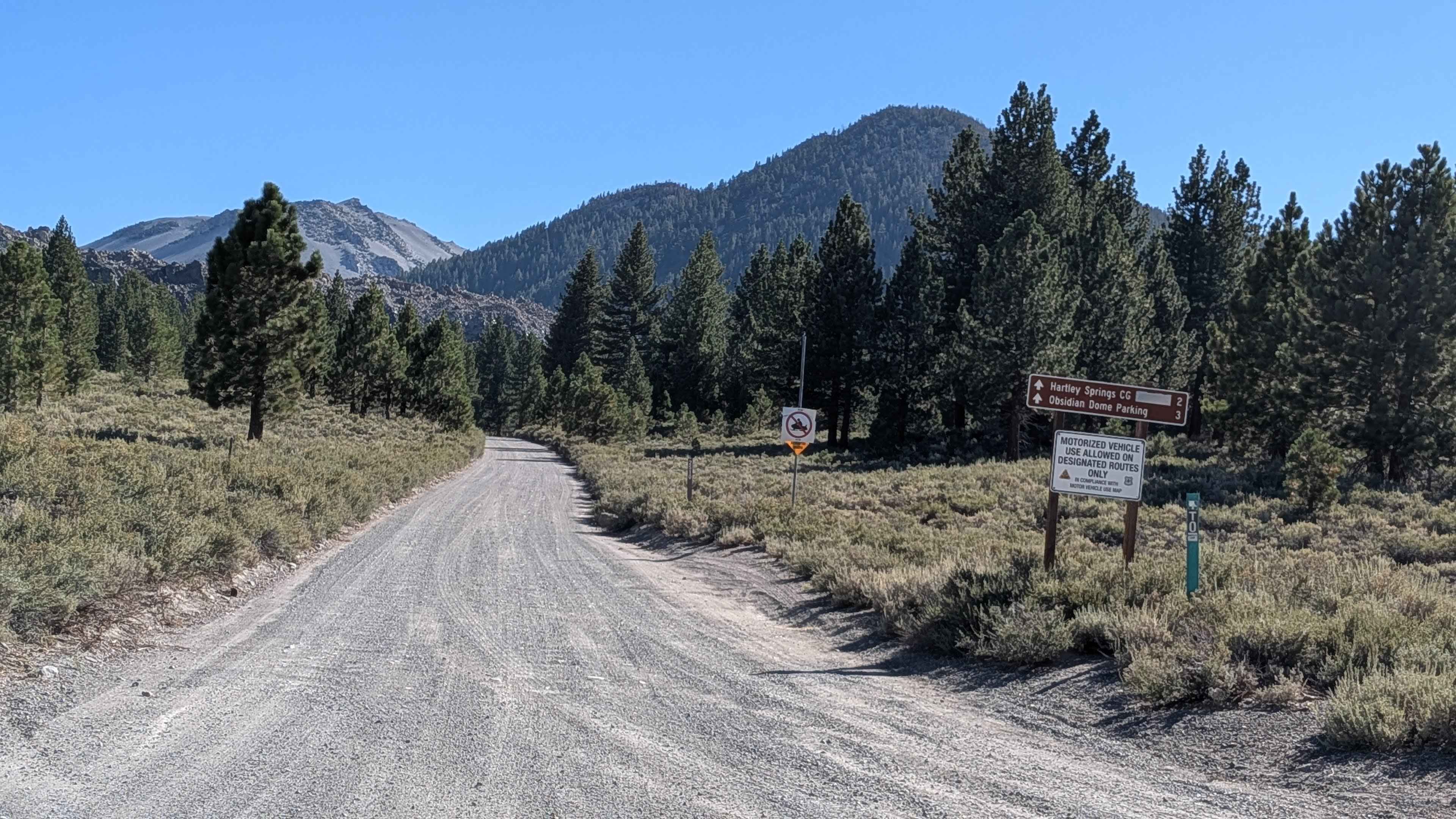 Obsidian Dome Road/Glass Flow Road - NF2S10