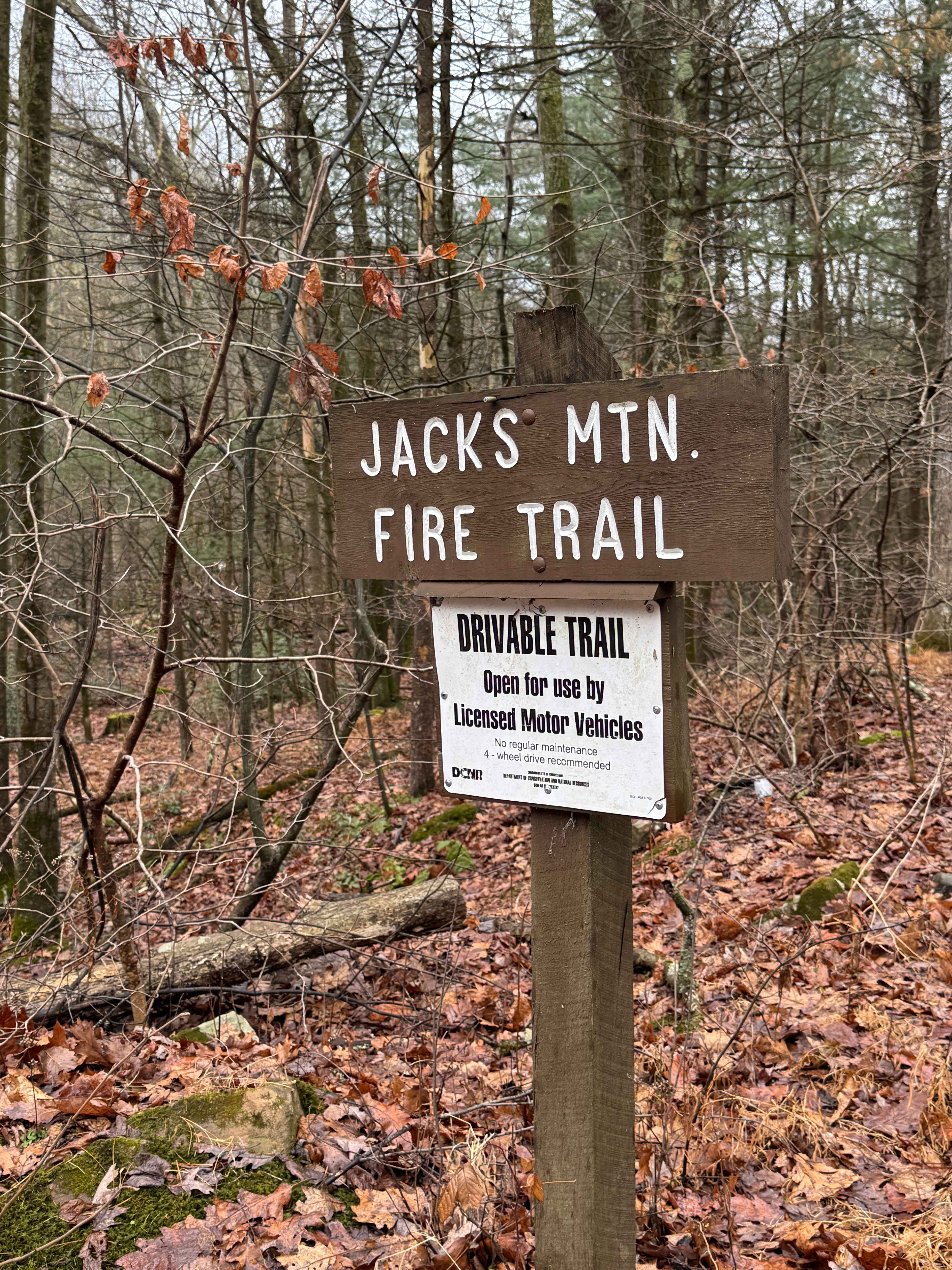 Jack's Mountain Fire Trail