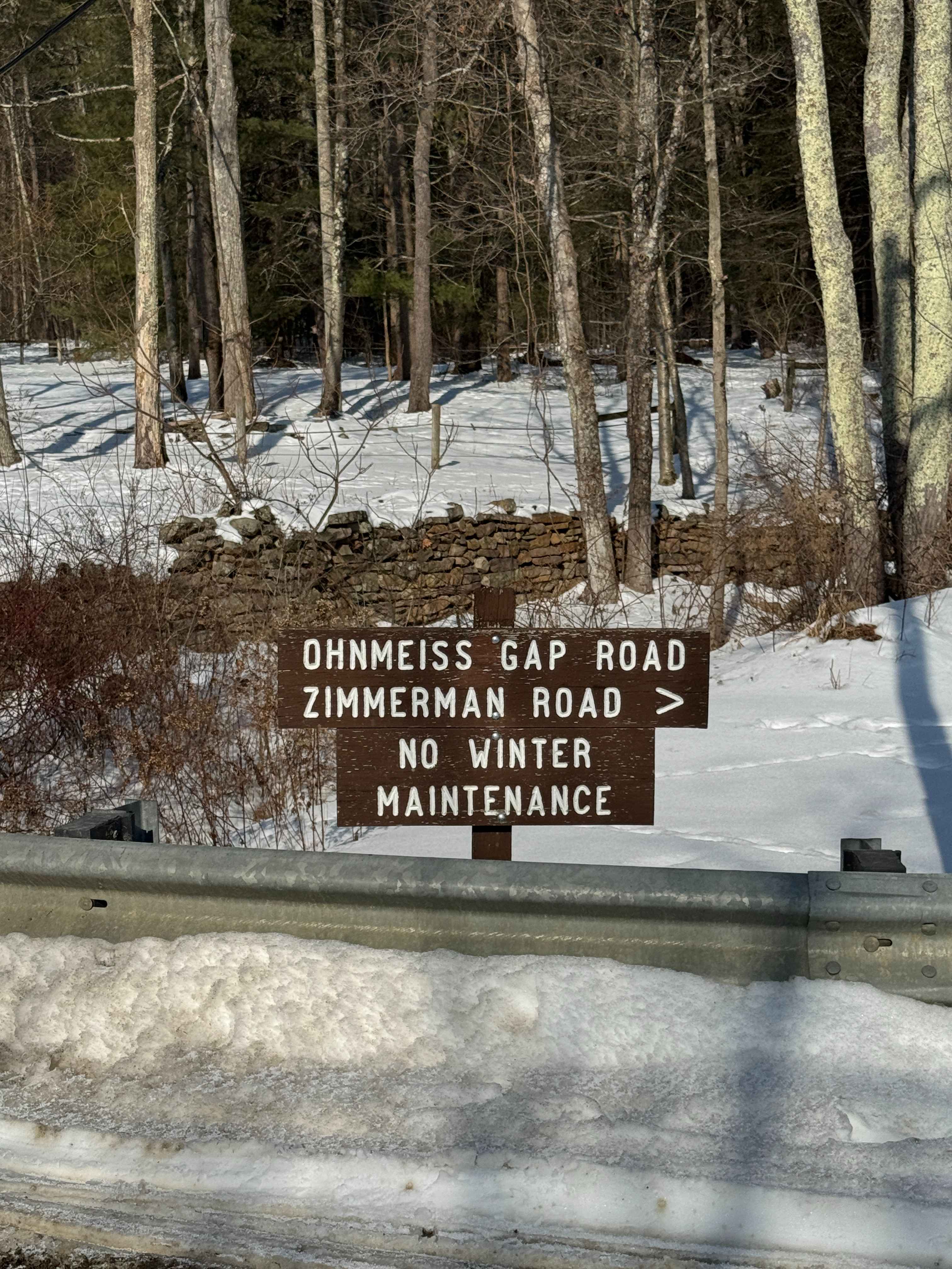 Ohnmeiss Gap Road
