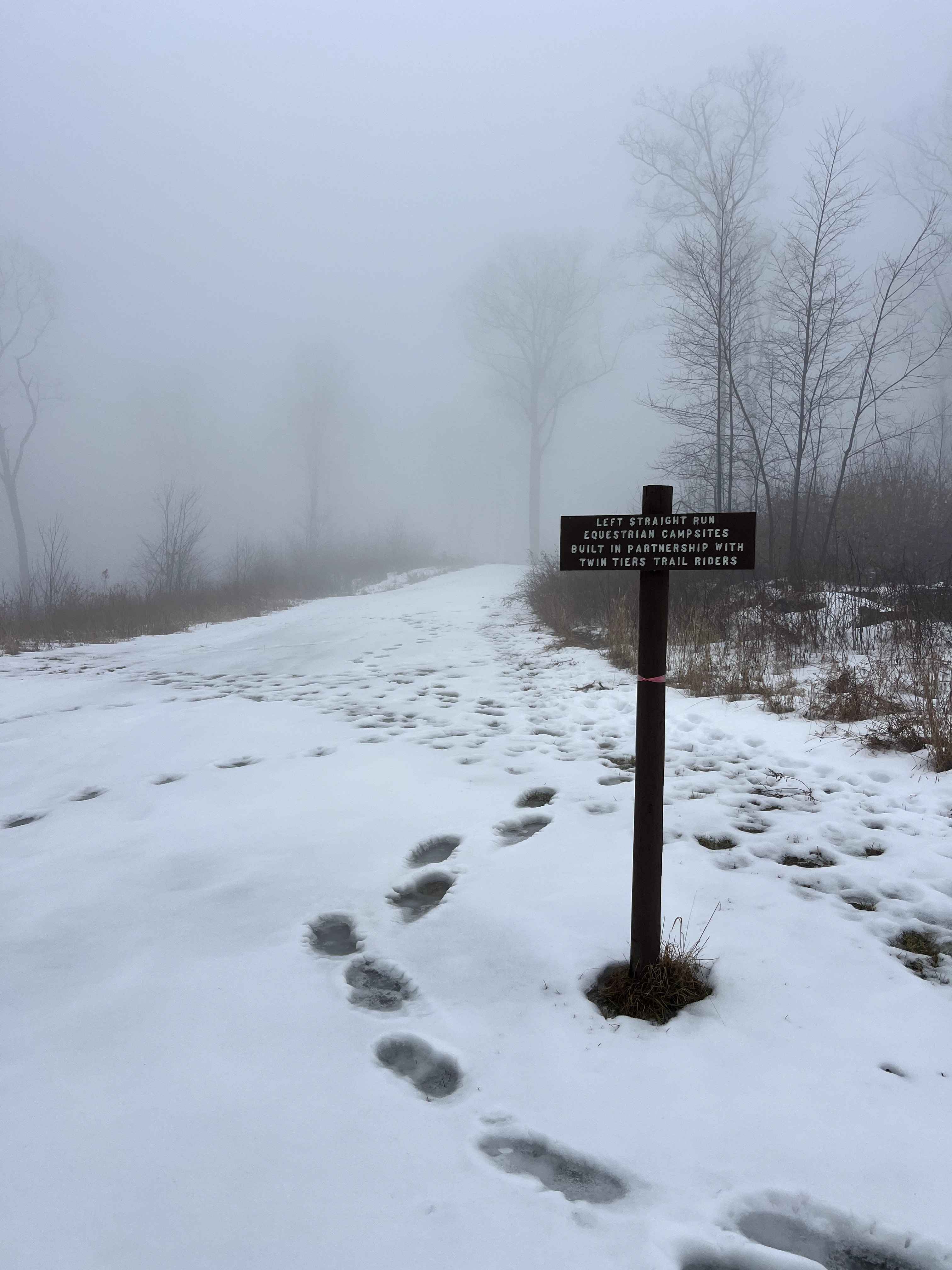 Left Straight Run Trail
