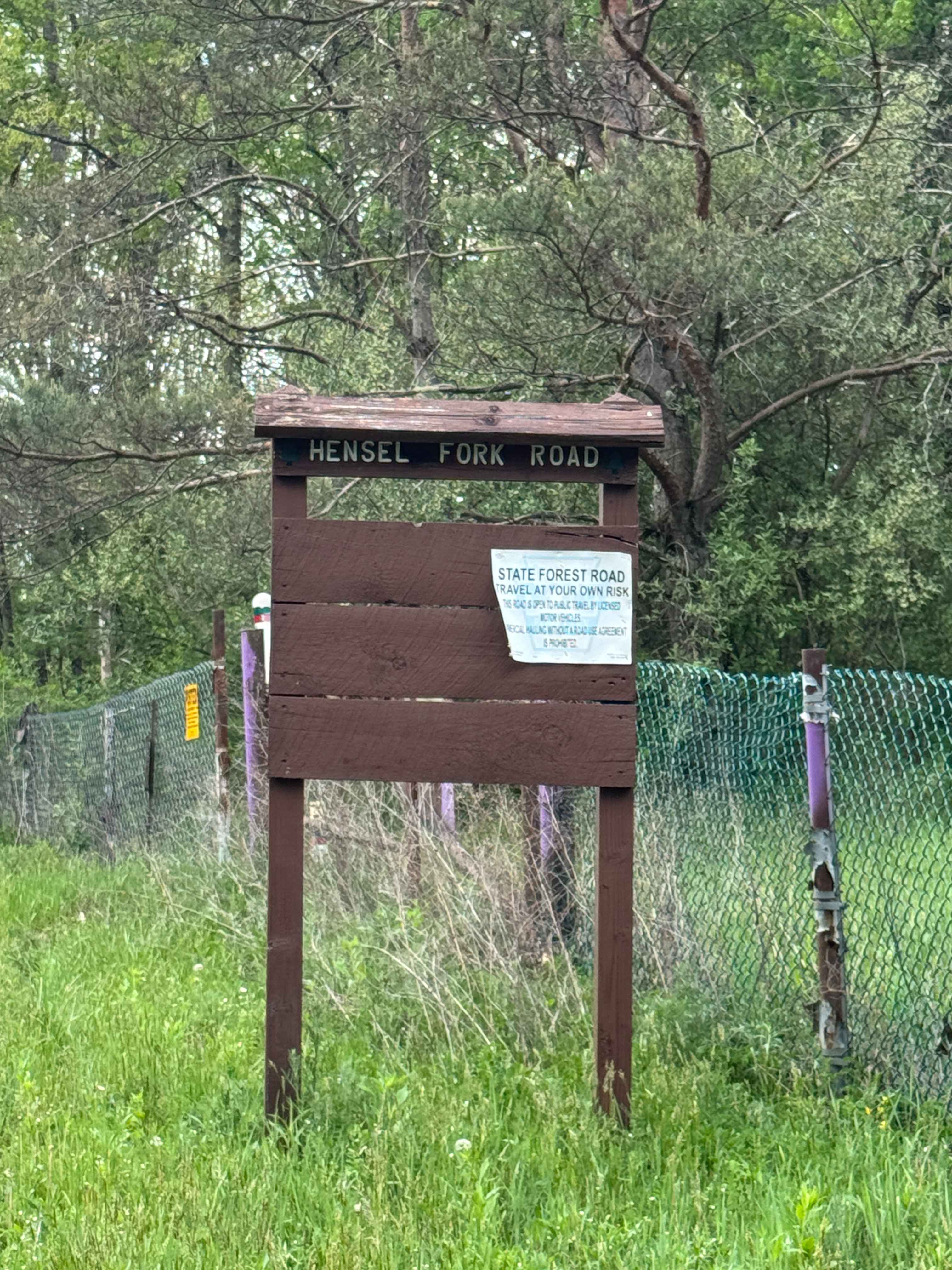 Hensel Fork Road