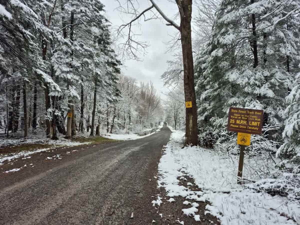 Mile Strip Road trail photo